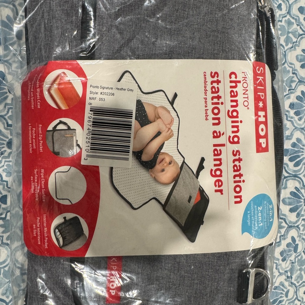 Skip Hop Heather Gray Changing Station